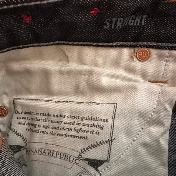 Banana Republic Women’s Straight Dark Wash Jeans Size 30 Blue - Picture 5 of 5